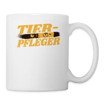 Veterinär Geburtstag Tiermediziner Tierwirt - Tasse - Weiß - Rechts