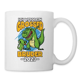 Ich Werde Ein Großer Bruder 2023 - Tasse - Weiß - Rechts