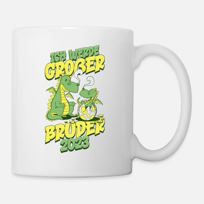 Ich Werde Ein Großer Bruder 2023 - Tasse - Weiß