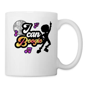 Funk Clothing | Vintage 70er Jahre Kostüm für Soul Musik - Tasse - Weiß - Rechts