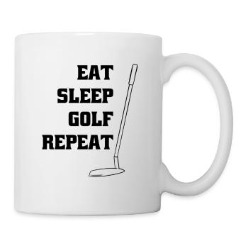 Golf Golf Club Dicton Golfeur Golfeur Golf Ball - Mug blanc - blanc - Droite