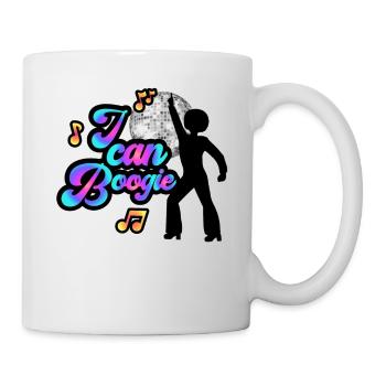 Funk Clothing | Vintage 70er Jahre Kostüm für Soul Musik - Tasse - Weiß - Rechts