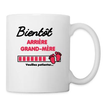 Bientôt Arrière grand-mère Annonce grossesse - Mug blanc - blanc - Droite