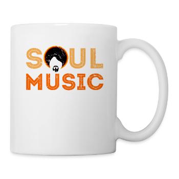 | de vêtements Funk Costume vintage des années 70 pour la musique soul - Mug blanc - blanc - Droite