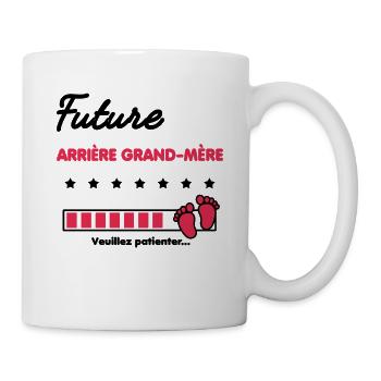 Future Arrière grand-mère cadeau naissance - Mug blanc - blanc - Droite