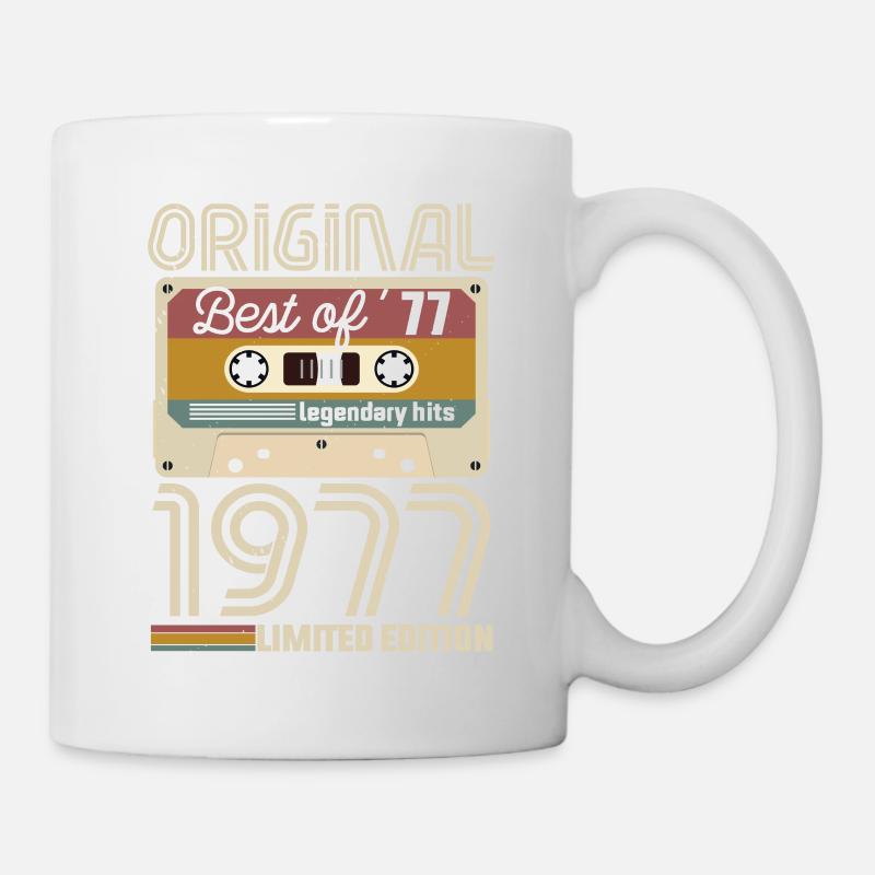 Vintage Geburtstag Original Geschenkidee 1977 - Tasse - Weiß