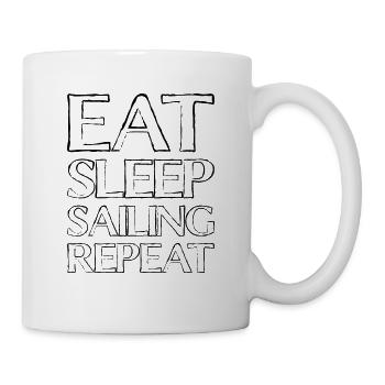 Eating Sleep Sailing - Mug - white - Right