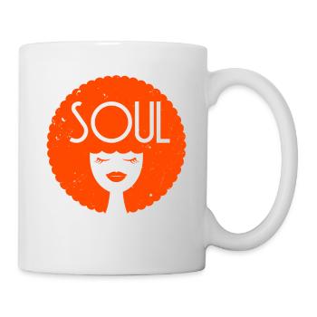 Funk Clothing | Vintage 70er Jahre Kostüm für Soul Musik - Tasse - Weiß - Rechts