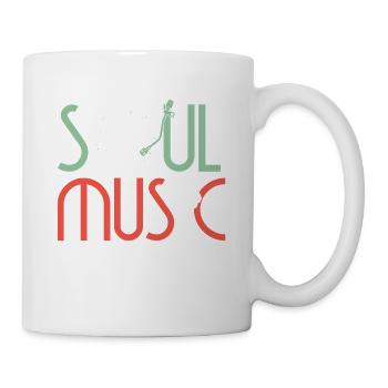 Funk Clothing | Vintage 70er Jahre Kostüm für Soul Musik - Tasse - Weiß - Rechts