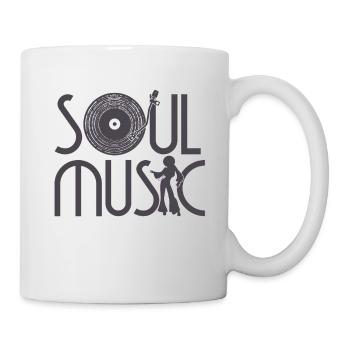 Funk Clothing | Vintage 70er Jahre Kostüm für Soul Musik - Tasse - Weiß - Rechts