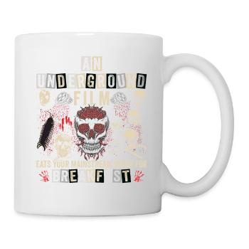 Underground Film, Independent Cinema, Horror - Tasse - Weiß - Rechts