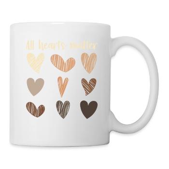 All Hearts Matter Celebrate Black Melanin Skin - Tasse - Weiß - Rechts
