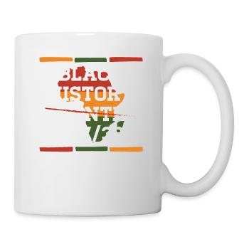 Mois de l’histoire des Noirs 24/7/365 Célébrez le - Mug blanc - blanc - Droite