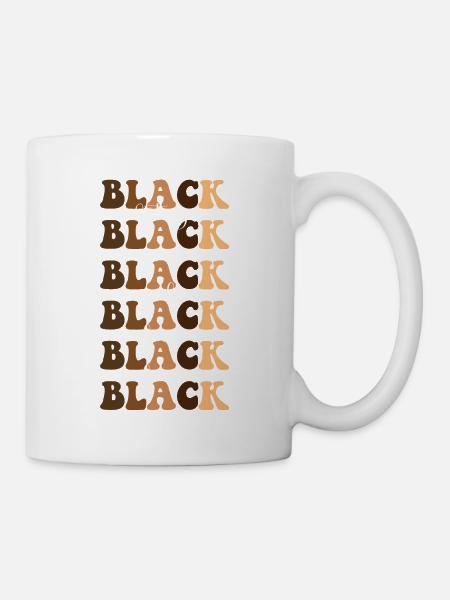 Schwarze Geschichte Schwarze Macht Schwarzer - Tasse - Weiß