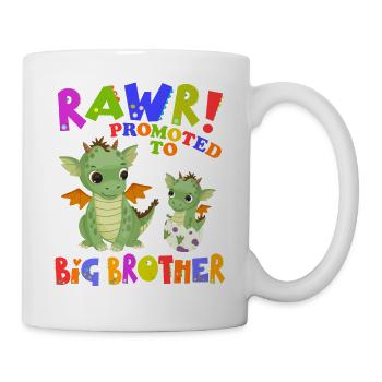 Rawr! Promu à Big Brother Cute - Mug blanc - blanc - Droite