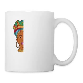 Je suis à la peau claire, magique, intelligent, - Mug blanc - blanc - Droite