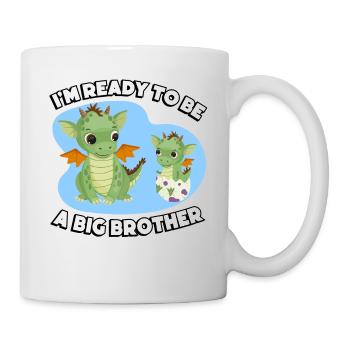 Je suis prêt à être un grand frère - Mug blanc - blanc - Droite