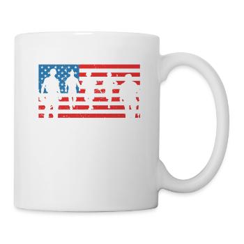 Irish You Happy Memorial Day Green Shamrock - Mug - white - Right