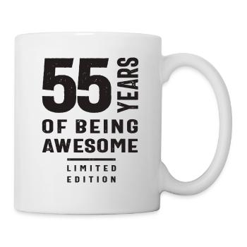 55 Years of Being Awesome - 55th Birthday - Mug - white - Right