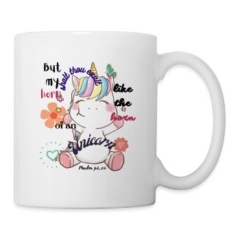 Gesegnetes Einhorn - Tasse - Weiß - Rechts