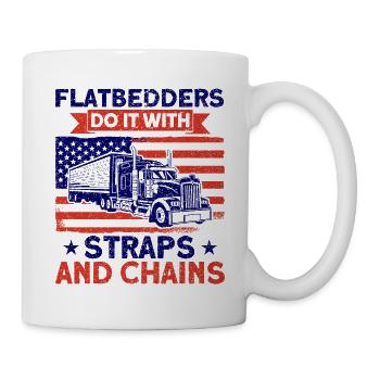 Semi-remorque Trucker Trucker Truck driver cadeau - Mug blanc - blanc - Droite