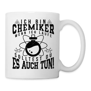 Chemie Chemiker Chemiestudent Lustig Labor - Tasse - Weiß - Rechts