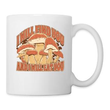 Funny Mushroom Picker Mycologists Pick Mushrooms - Mug - white - Right