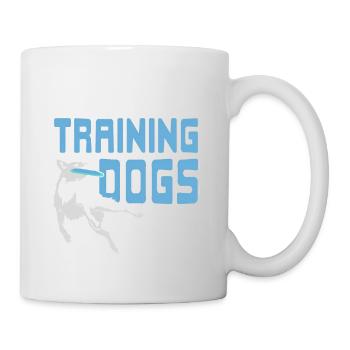 I Just Love Training Dogs Cool Retro T-Shirt - Mug - white - Right