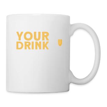 Barman Cadeau Mixologue Dire Bar - Mug blanc - blanc - Droite