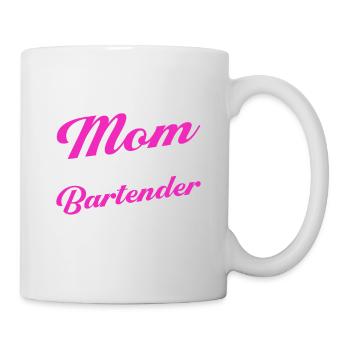 Barman Cadeau Mixologue Dire Bar - Mug blanc - blanc - Droite