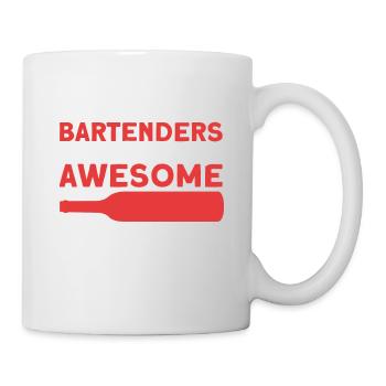 Barman Cadeau Mixologue Dire Bar - Mug blanc - blanc - Droite