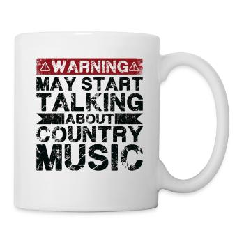 Apropos Country-Musik - Tasse - Weiß - Rechts