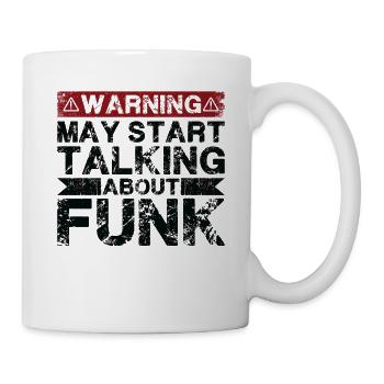 Talking about funk music - Mug - white - Right