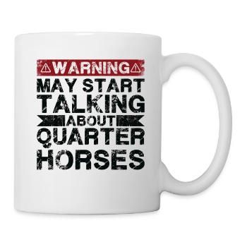 En parlant de Quarter Horse - Mug blanc - blanc - Droite