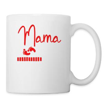 Werdende Mama 2023 Loading - Tasse - Weiß - Rechts