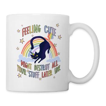 Cat Owner Rainbow Unicorn Cat Owner - Mug - white - Right