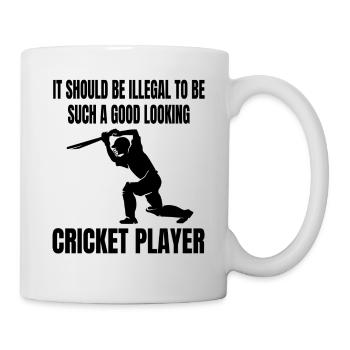 Cricket Saying Cricket Fan Team Cricket Gift - Mug - white - Right