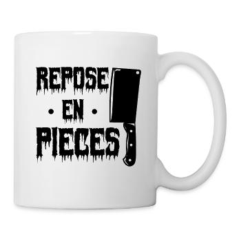 cadeau Halloween humour repose en pieces Halloween - Mug blanc - blanc - Droite