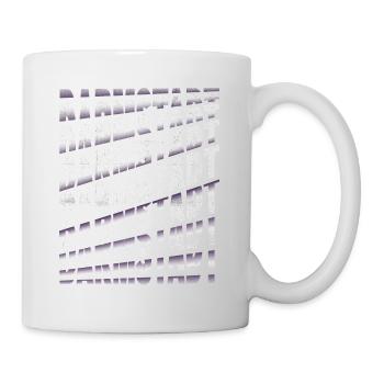 Darmstadt Germany City Font Skyline Home - Mug - white - Right