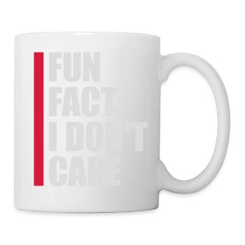 I don't care fact - Mug - white - Right
