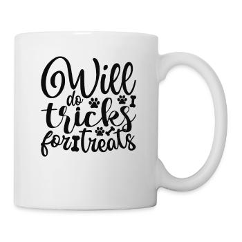 Fait des astuces pour les friandises - Mug blanc - blanc - Droite