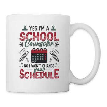 Ja, Ich Bin Ein Schulberater Nein. - Tasse - Weiß - Rechts