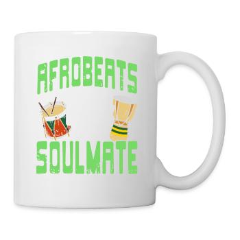Afrobeats Is My Soulmate Retro Afrobeat Lover - Tasse - Weiß - Rechts