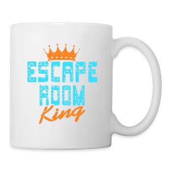 Escape Room KING Cool Retro T-Shirt - Mug - white - Right