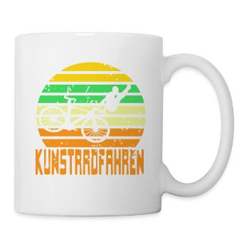 Retro Vintage ART CYCLING Cool Art Cycler - Mug - white - Right