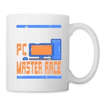 Glorious PC Master Race Retro Vintage T-Shirt - Tasse - Weiß - Rechts