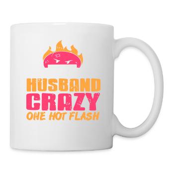 Driving My Husband Crazy One Hot Flash At A Time - Mug - white - Right