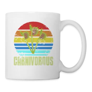 Retro Vintage Carnivorous Plants Lover Designs - Mug - white - Right
