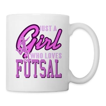 Just A Girl Who Loves Futsal Awesome Futsal Player - Mug - white - Right