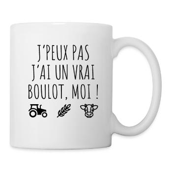 Agriculture , Agriculteur , Ferme , Paysan - Mug blanc - blanc - Droite